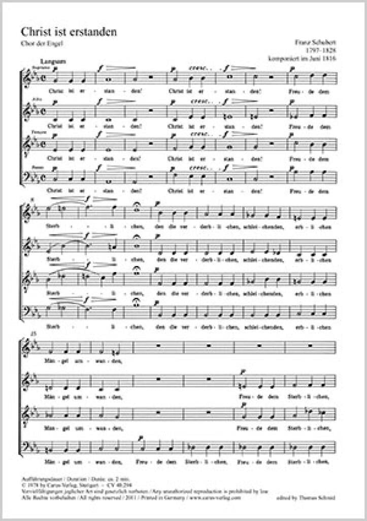 Jensen: Drei Chorlieder